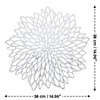 Neween Round Placemats Set of 4, 38 cm Washable Heat