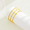 HANRESHE Gold Beaded Bracelets for Women Non Tarnish Gold Plated