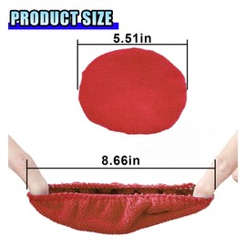 LHDOS 20PCS Microfiber Cloths for Car Windshield Cleaning Tool, Replaced Glass Cleaning Clothes, Interior Auto Window Cleaner Washing Bonnets, Washable & Reusable Microfiber Pads Cover Kit (Square)