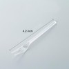 Chenshuo,Disposable Plastic Fruit Forks, Exquisite Appetizer Forks Dessert Cocktail Forks