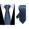 Passabin Tie For Men Necktie Woven Jacquard Neck Ties Set