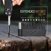 ROXON 9 Piece Bit Set with Magnetic Extended Holder for