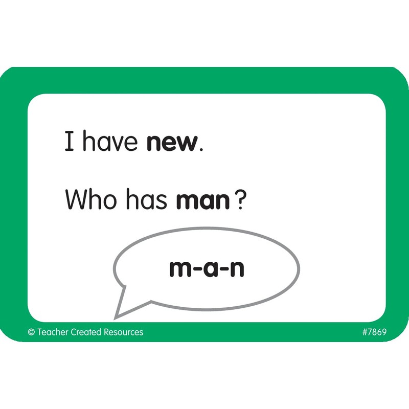 Teacher Created Resources I Have, Who Has Sight Words Game,