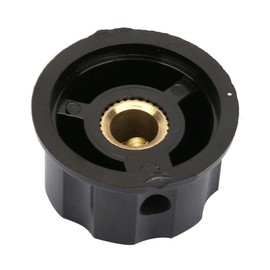 YWBL-WH 5 PCS Potentiometer Knurled Knobs Potentiometer Knob Volume Control Cap and Digital Dial Scale Plate
