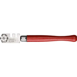 Haromac 38250000SB Glass Cutter, Silver/Red