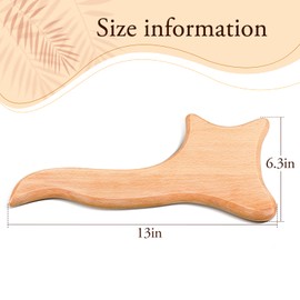 Nuanchu Wooden Massage Tool Wooden Scraper Massage Tools Lymphatic Drainage Tool Anti Cellulite Massage Tool for Back, Legs, Arms, Massage Soft Tissues