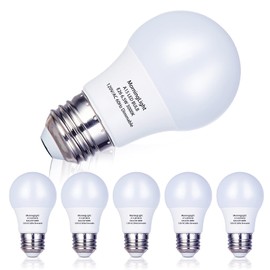 MorningLight 6 Pack A15 LED Bulb, 6.5W Dimmable LED Light Bulb Equal 60 Watt Incandescent Bulbs, 3000K Soft White, E26 Base, A15 6.5W Appliance Light Bulb for Ceiling Fan, Lighting Fixtures, 600LM