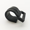 20 x Black Plastic C-Clips for Camping Awning Tent Poles