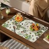 Quttisay Shelf Liner for Kitchen Cabinets Non-Adhesive,Cabinet Liner for Shelves