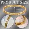 Manfnee Gold/Silver Bangle Bracelet Jewellery Gift Dainty Bangle Bracelet for