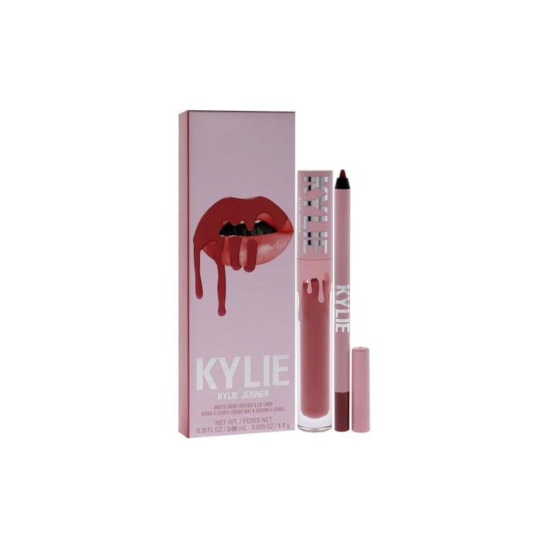 Kylie Cosmetics Kit de labios mate, suéter 704 para mujer,