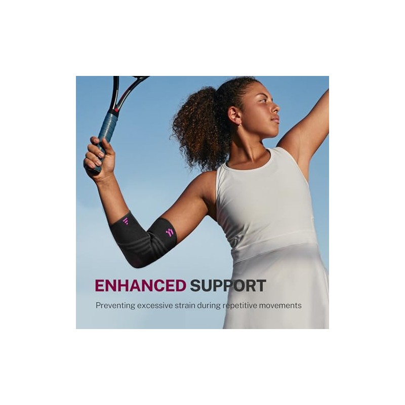 Fitomo Elbow Support, Elbow Brace Tennis and Golfer with 2