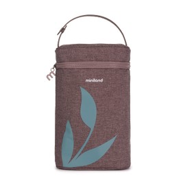 Thermal Bag Double Terra Large Insulated Bag for up to 2 Baby Bottles or Thermos Flasks with Divider and Carry Strap