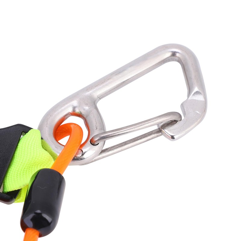 Frdhee Elastic Spiral Cable Diving Reef Hook Anti-Lost Spring Coil