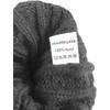 styleBREAKER Cable Pattern Bobble Hat, Knitted Hat with Fur Bobble