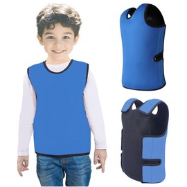 UIMEYIM Sensory Compression Vest for Kids Autism Vest Deep Pressure Comfort for Hyperactivity, Mood Processing Disorders Blue