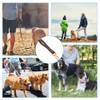 DONGKER 11.8" Short Dog Leash, Leather No Tangle Dog Leash