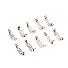 50pcs Safety Pins for Brooch Clasp Back, Brooch Pins Rod Pins Back Pins for Name Plate Wedding Pin Jewellery Making (25mm)