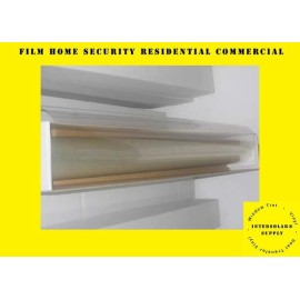 Intersolar® 8MIL Safety Clear Film Window  home Security Residential Commercial  30 "x 10 ft