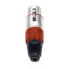 Keple 5 Pin XLR Female Red - Female Audio Microphone