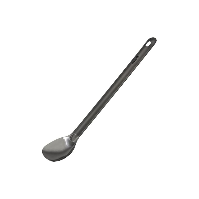 Kuvik Titanium Spoon/Spork 2-Pack - Ultralight and Compact for Camping