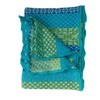 Invero, Pattern Scarf Flora, 100% Cotton (KBA), Caribbean