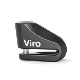 Viro | New Hardened Monolithic Motorcycle and Scooter Disc Lock with 6mm Shaft Diameter, Cement Steel, Snap Lock