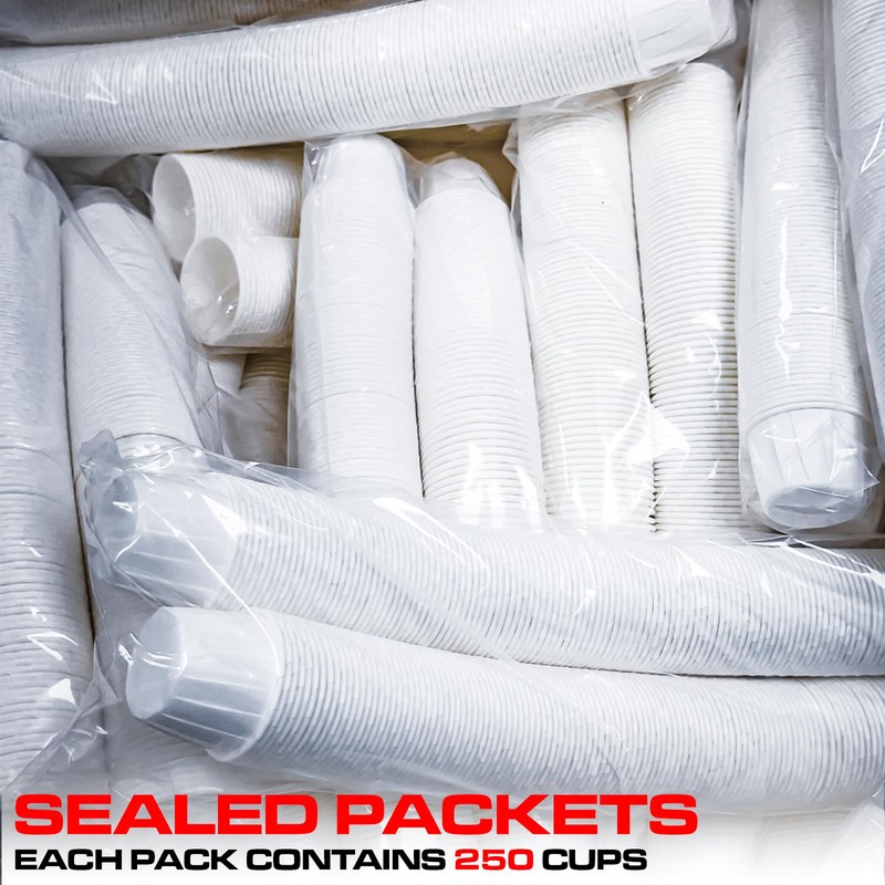 RE-GEN 2500pc Wax Paper Multi-Purpose Cups 14ml 1/2 Oz |