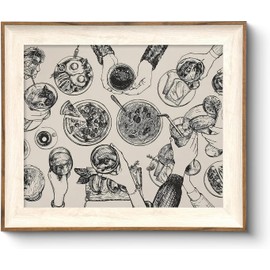 ASTRDECOR Cheers Bar Cart Wall Decor - Vintage Cheers Sign Canvas Print, Retro Clinking Glasses Oil Painting for Home Kitchen, Farmhouse Cocktail Bar Decor, Trendy Party Wall Art Bar Cart Accessories Gift - 10x12Inch