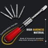KENANLAN Push Pull Ratchet Screwdriver Adjustment Spiral Ratchet Screwdriver with