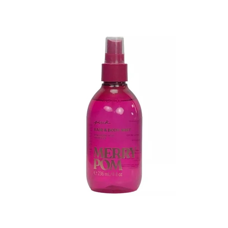 VICTORIA'S SECRET PINK MERRY POM HAIR & BODY MIST SPRAY
