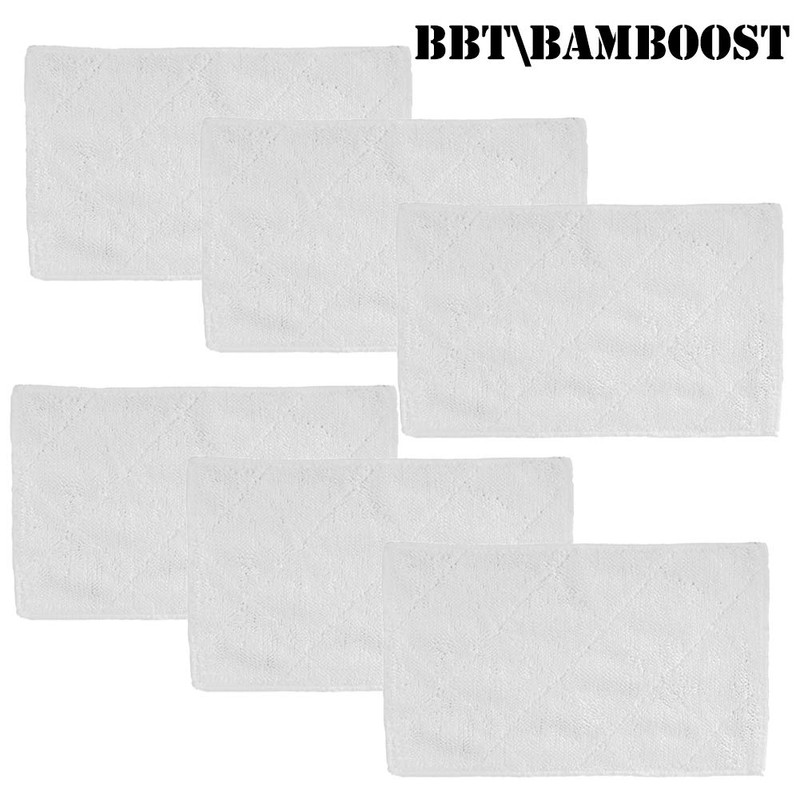6pcs S3101 Steam Mop Microfiber Pads Replacement for LE-ST-01 LNT-ST-01