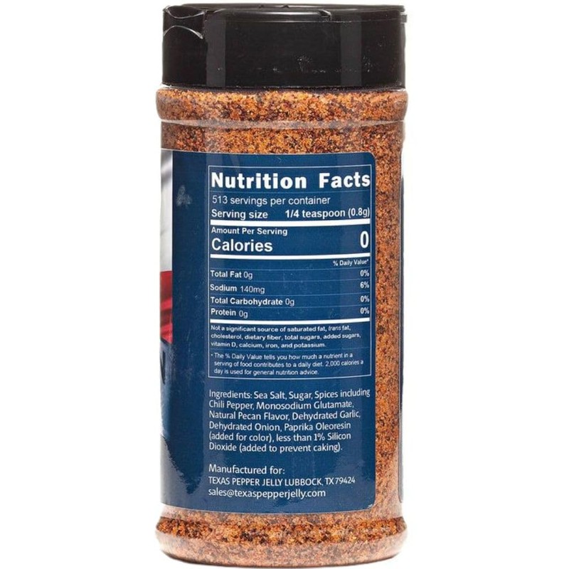 Texas Pepper Jelly Southern Pecan Seasoning Net Wt. 14.5 oz