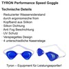 Tyron Performance Speed Goggle (Dark Blue Mirrored), Swimming Goggles |
