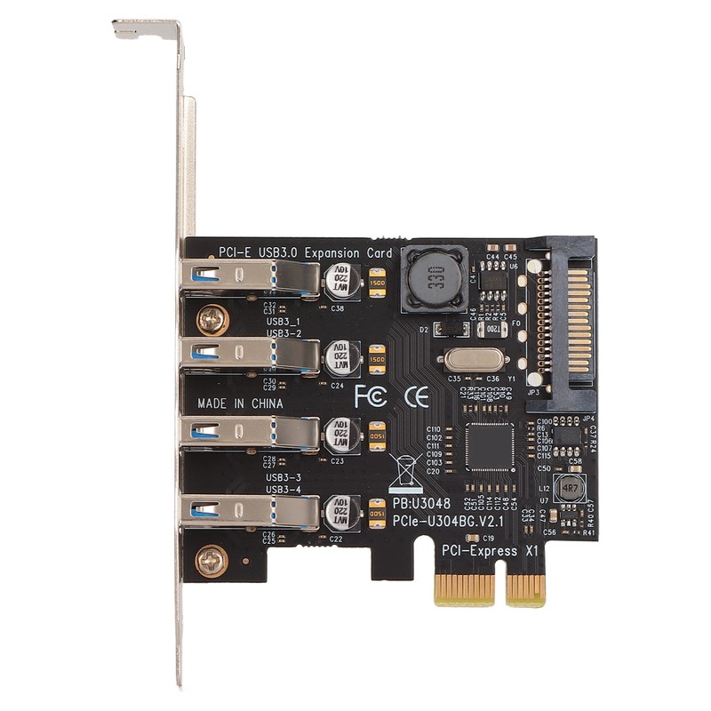 PCI E to USB 3.0 Expansion Card 5GB Transmission 4