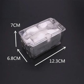 ToolTreaux 1pk Clear Plastic Watch Case Coffin Travel Essentials Jewelry Organizers and Storage