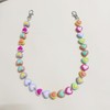 DIKJAK Rainbow Heart Pants Chain Resin Chains for Jeans, Dresses,