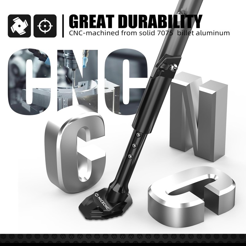 NICECNC Motorcycle Stand Kickstand Reduce Height Compatible with Honda XR650L