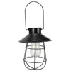 Solar Lantern Waterproof Hanging Light Outdoor Iron Art Hollow LED