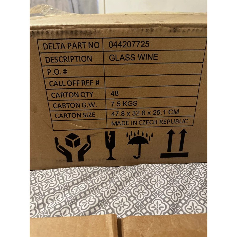 ALESSI for DELTA AIRLINES Cordial Short Stem Glasses wine glass