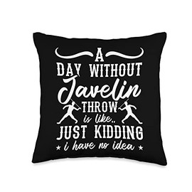 Javelin Throwing Track And Field Spear Thrower Training Throw Pillow