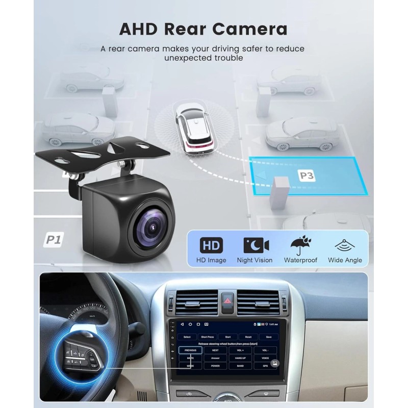 A-Carplay Carplay For Toyota Corolla 2009-2013 Radio Stereo Android 12