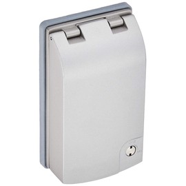 Toshiba Lighting & Technology NDG7322 Metal Splash Proof Plate with Key Lock for 2