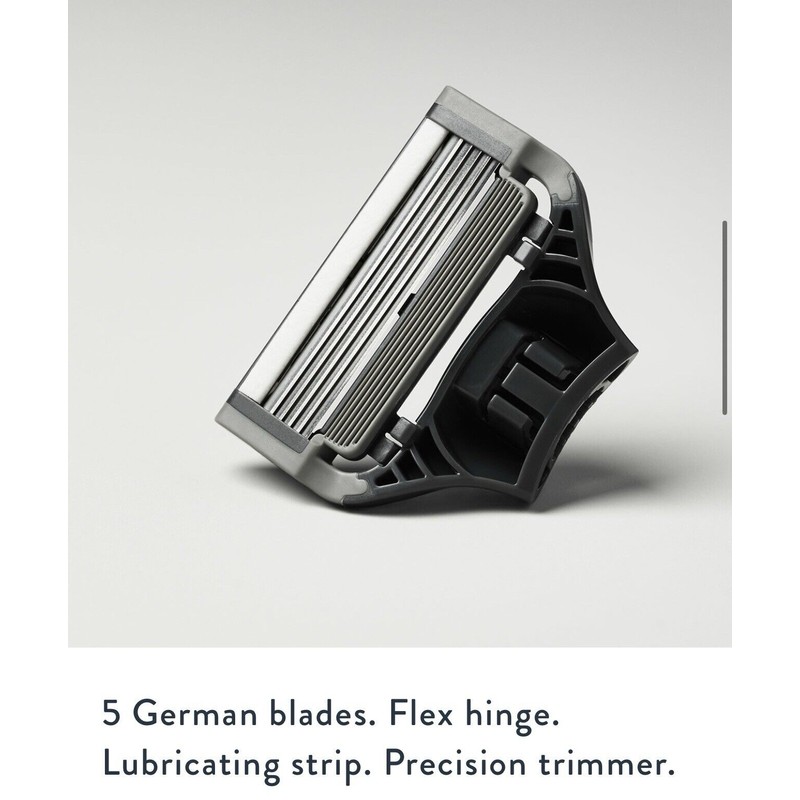 Blade Harry's Men's Razor Blades 6 Count - 5 Blade