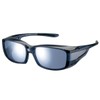 SWANS OG4-0714 SCLA Sunglasses, Fit Over Glasses, Smoke Clear