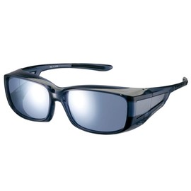 SWANS OG4-0714 SCLA Sunglasses, Fit Over Glasses, Smoke Clear