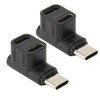 Zunate 2 Pack USB C 3.1 90 Degree Angle Adapter