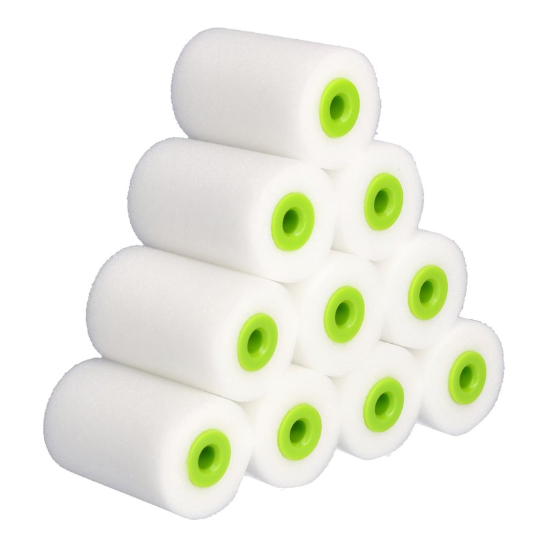 ToolSpace 10 x Polyurethane Foam Paint Roller Inserts - 5