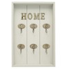 PrimoLiving Wooden Key Cabinet Home with 6 Hooks - Wall