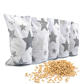 Amilian Cherry Stone Cushion 50 x 20 cm Heat Cushion, Heat Compress, Grain Pillow, Cherry Stone Bag, Cherry Stone Cushion for Children Adults, Ideal as Massage Cushion, Cold Pillow